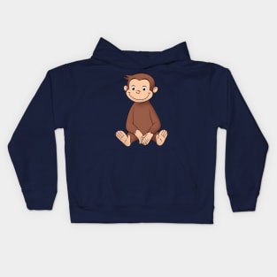 Curious George Funny Kids Hoodie